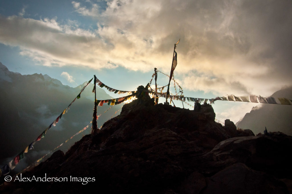 Summit cairn